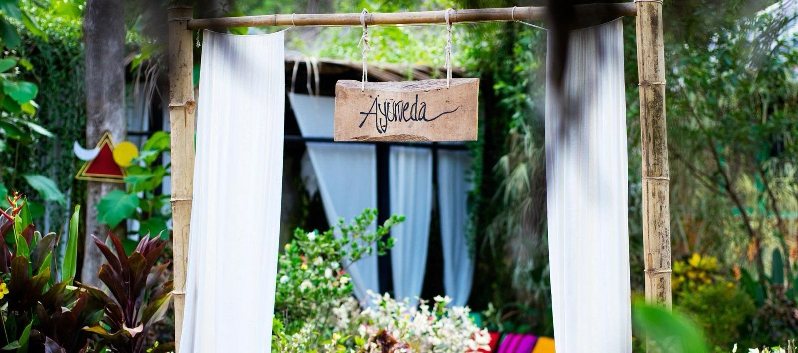 The Ayurveda pavilion at SWAN, Assagao, Goa