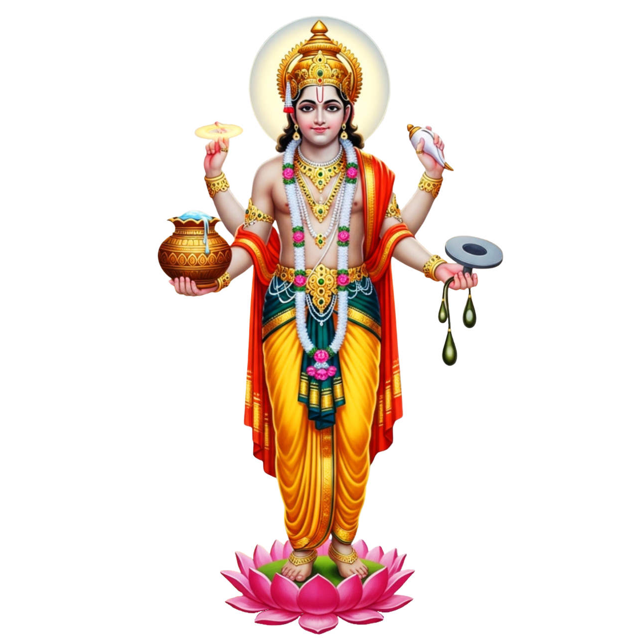 Lord Dhanwantri, the divine physician
